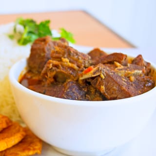 Lunch Chivo Guisado / Goat Meat