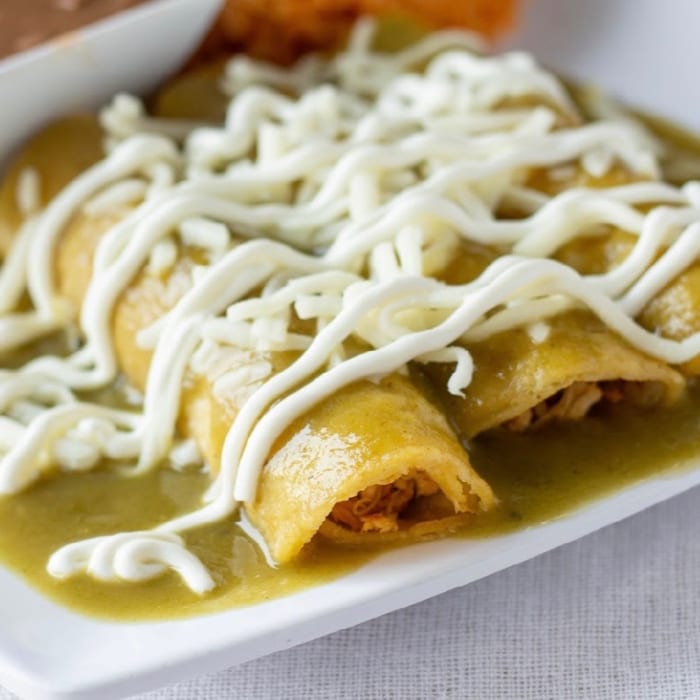 Enchiladas Plate.