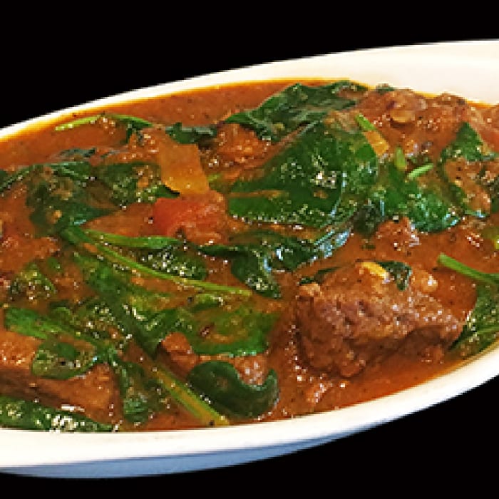 Lamb Spinach Curry.