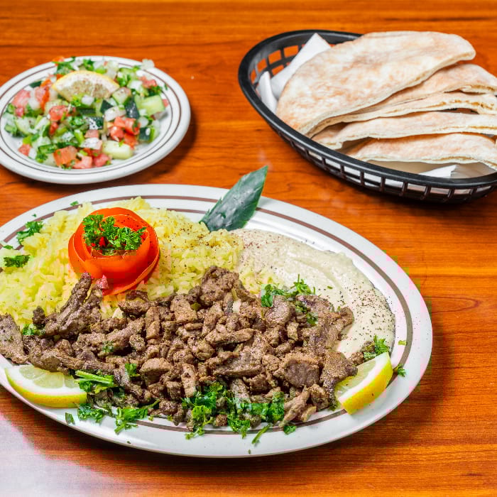 Beef Shawarmah Entree.