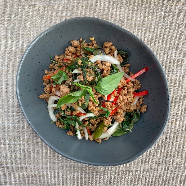 Sweet Chili Basil Stir-fry.