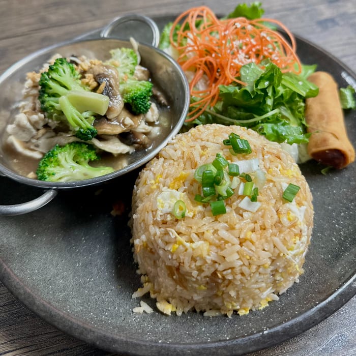  Lunch-Broccoli Mushroom.