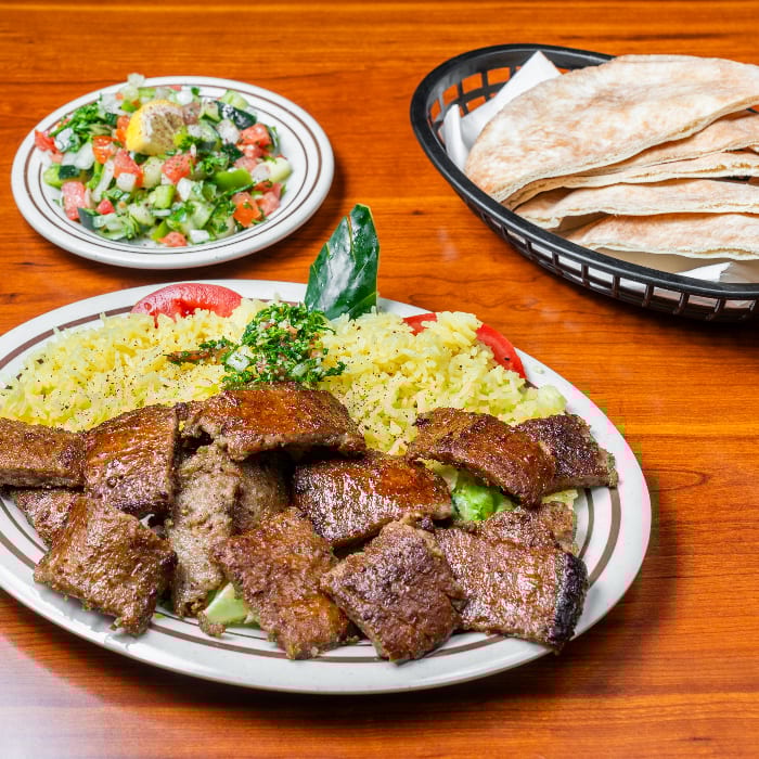 Beef & Lamb Gyros Entree.