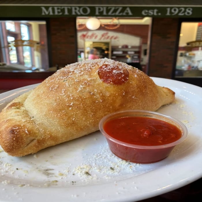 Spinach Calzone.
