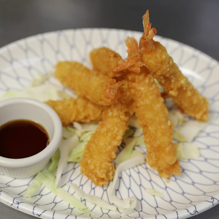 Prawn Tempura Plate.