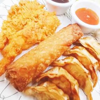 Deep Fried Combo Plate.