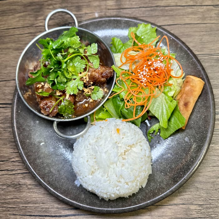 Lunch-Garlic Short Ribs.