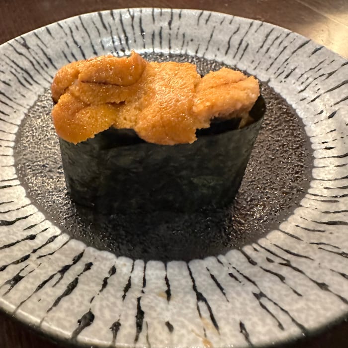 Jaapanese Sea Urchin Sushi.