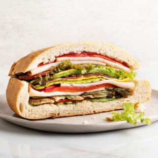 Smoked Turkey and Cheese Sub (Large).