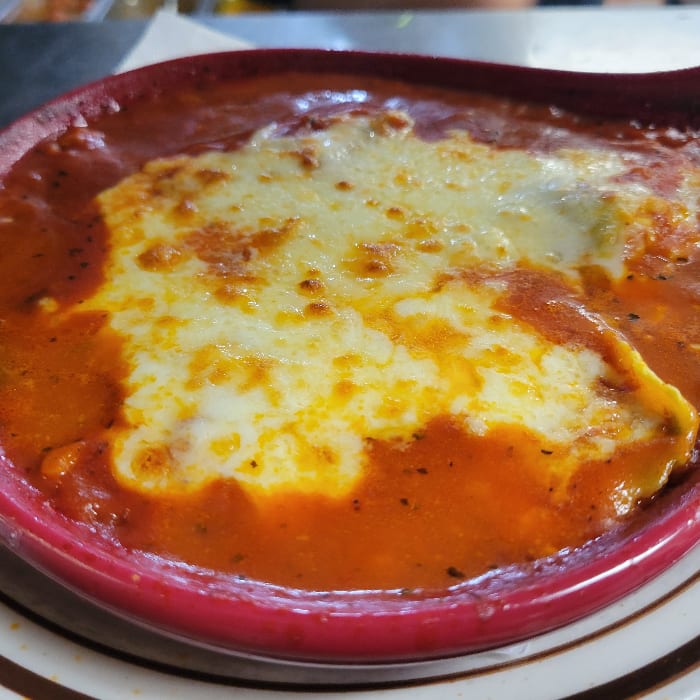 Meat Ravioli Al Forno.