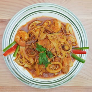 Linguini De Mariscos (Picante O No) / Seafood Linguini (Spicy or Not Spicy)