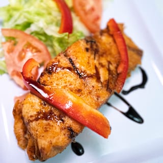 Salmon Al Ajillo Or Baked 2 Pieces