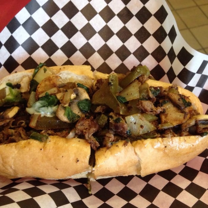 Spinach Premium Cheesesteak.