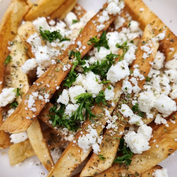 Greek Feta French Fries.
