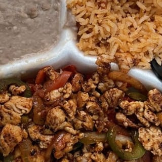 Steak Fajitas or Chicken Fajitas