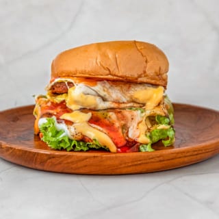 Lemak Burger Single (Burger Ramly)