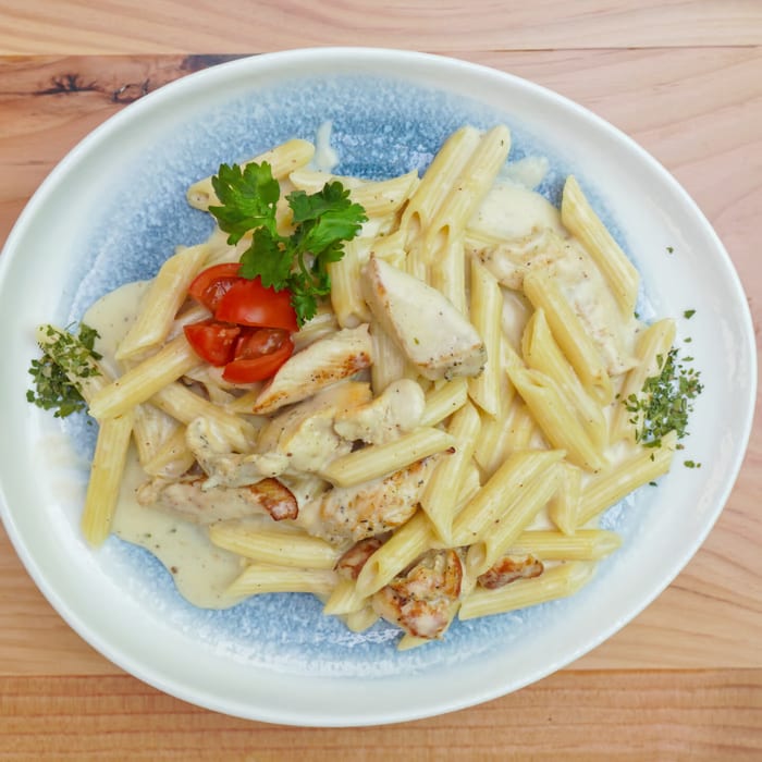 Fettuccine Alfredo Plano / Fettuccine Alfredo Plain.