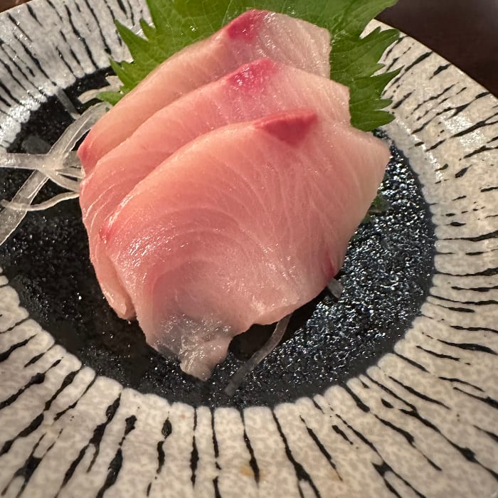 Yellow Tail Sashimi.
