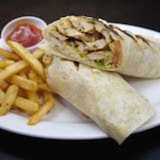 Grilled Chicken and Mozzarella Wrap