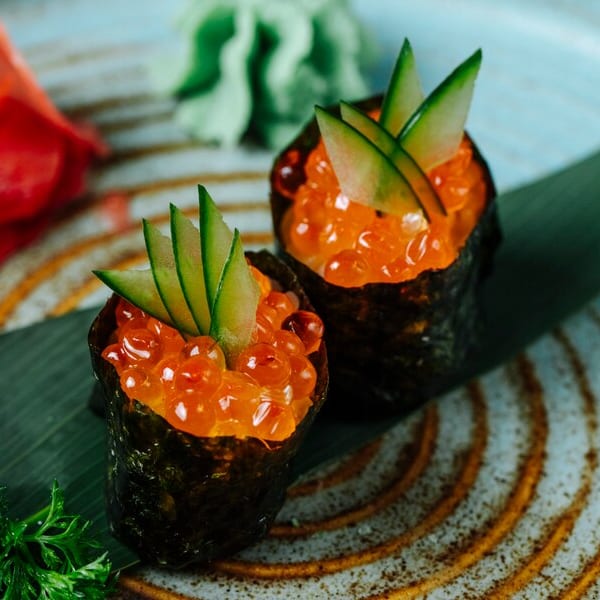 Salmon Roe Nigiri.