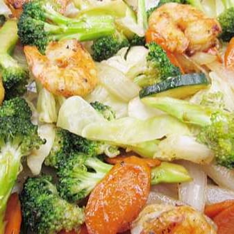 Shrimp Stir Fried Veggie.