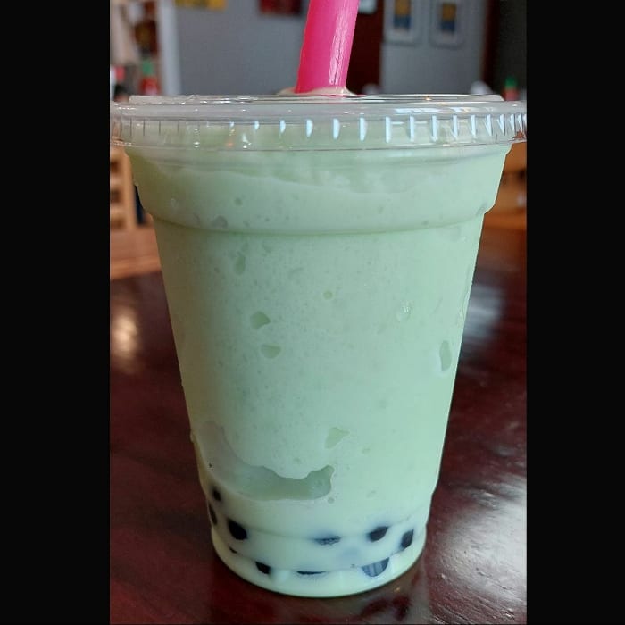 D12. Matcha Green Tea Boba.