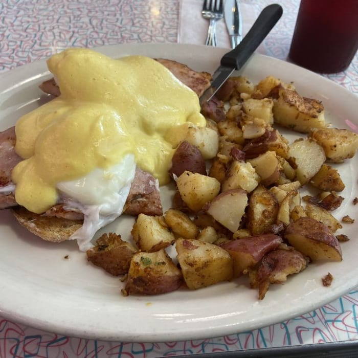 Classic Eggs Benedict.