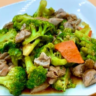 C01. Garlic Chicken /w Broccoli 花椰菜炒雞.