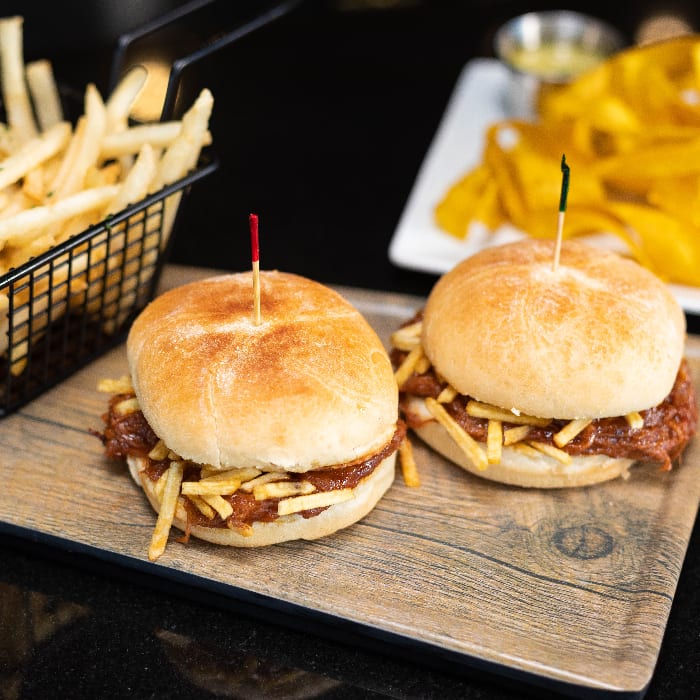 BBQ Pork Slider.