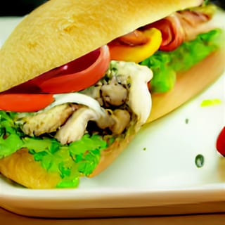 Grilled chicken club sub