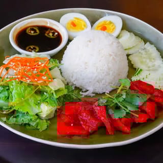 L- 11.BBQ Pork Over Rice