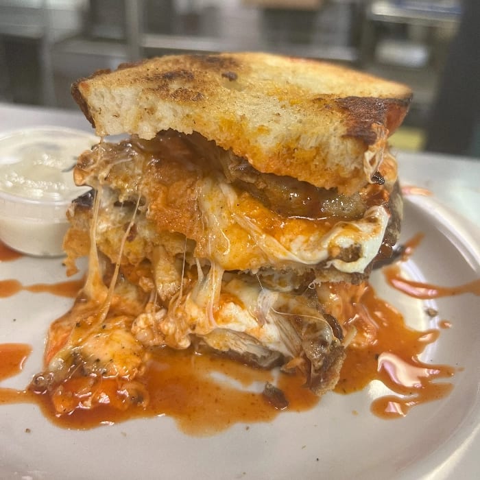 Buffalo Chicken Panini.