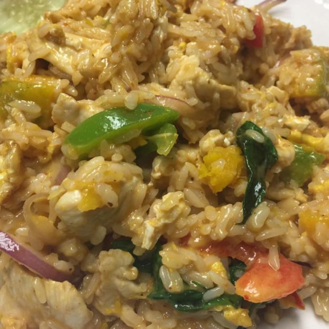 101. Pumpkin Fried Rice.