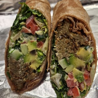 *FALAFEL AVOCADO WRAP TAKE OUT