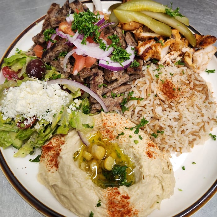 Lamb Gyro Platter.