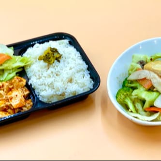 B09. Veggie Bento 什錦素菜便當.