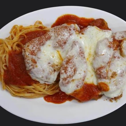 Chicken Cutlet Parmigiana.