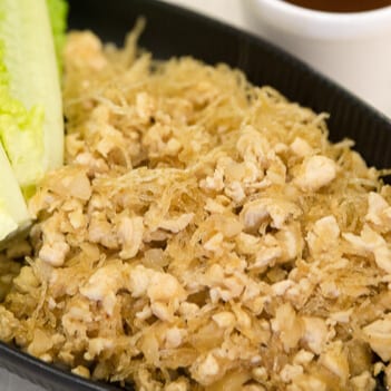 13. Chicken Lettuce Wrap.