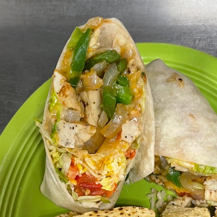 Chicken Fajita Wrap.