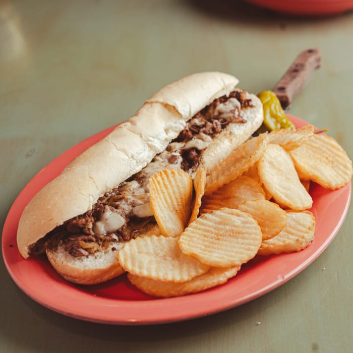 PHILLY CHEESE STEAK.