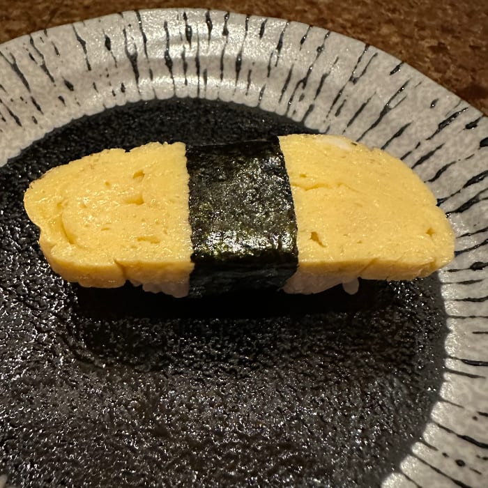Egg Sushi.