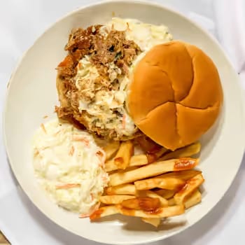 Pulled Pork Sandwich.