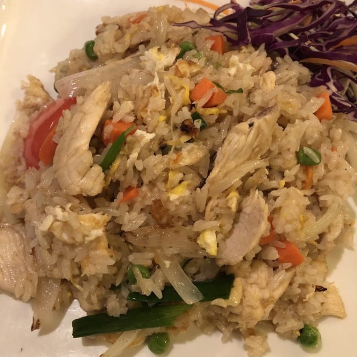 Kids Thai Fried Rice with Chicken.