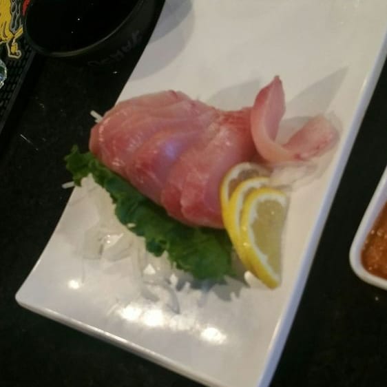 Yellowtail Sashimi.