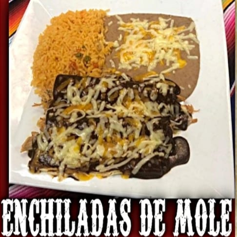 Enchiladas De Mole.