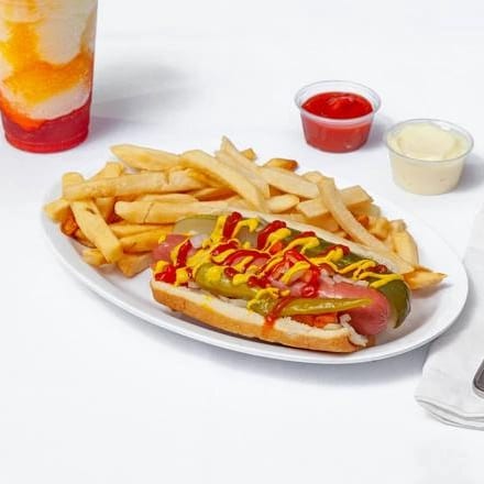 2 Jumbo Hot Dog Combo.