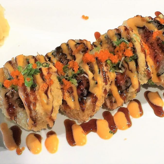 Crispy Spicy Tuna Roll.