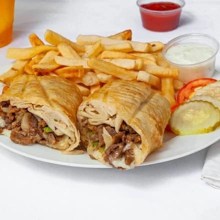 Crispy Philly Steak Sandwich.