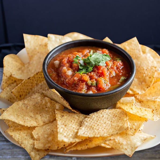 Large Fresh Salsa & Chips.