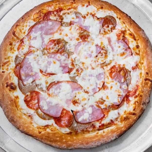 Meat Feast Pizza (14" Large - 12 Slices).